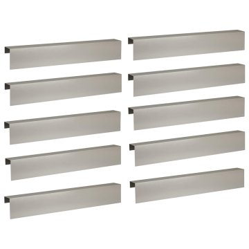Vidaxl Pokrivni profil za vrtno obrobo 10 kos 100 x 10 x 15 cm