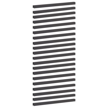 Vidaxl Pokrivni profil za vrtno obrobo 20 kos 100 x 5 x 5 cm Jeklo