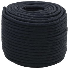 Vidaxl Večnamenska vrv 8 mm 500 m Kraljevo modra Poliester