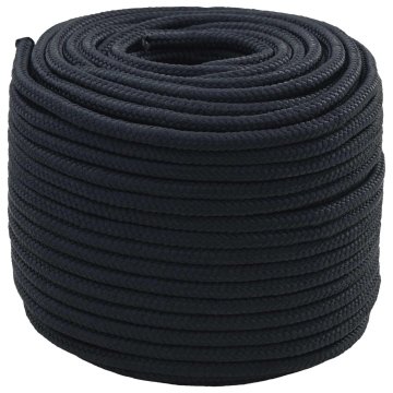 Vidaxl Večnamenska vrv 10 mm 250 m Kraljevo modra Poliester
