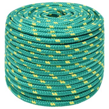 Vidaxl Večnamenska uporabna vrv 14 mm 250 m Zelena PP