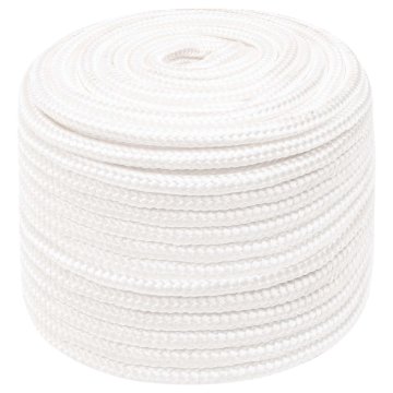 Vidaxl Večnamenska uporabna vrv 14 mm 250 m Bela PP