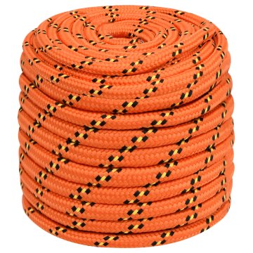Vidaxl Večnamenska uporabna vrv 16 mm 25 m Oranžna PP