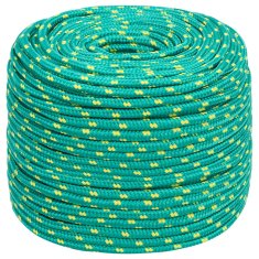Vidaxl Večnamenska uporabna vrv 8 mm 100 m Zelena PP