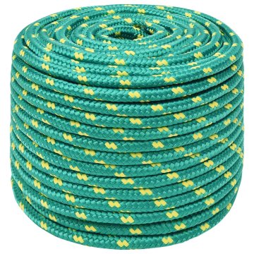 Vidaxl Večnamenska uporabna vrv 14 mm 50 m Zelena PP