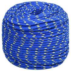 Vidaxl Večnamenska uporabna vrv 8 mm 50 m Modra PP