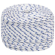 Vidaxl Večnamenska uporabna vrv 8 mm 25 m Bela in modra PP