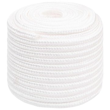 Vidaxl Večnamenska uporabna vrv 16 mm 250 m Bela PP