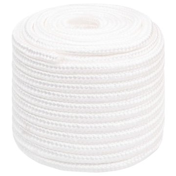 Vidaxl Večnamenska uporabna vrv 18 mm 100 m Bela PP