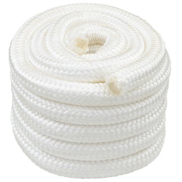 Vidaxl Večnamenska uporabna vrv 30 mm 5 m Bela PP