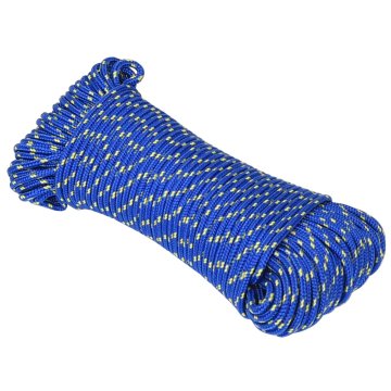 Vidaxl Večnamenska uporabna vrv 4 mm 25 m Modra PP