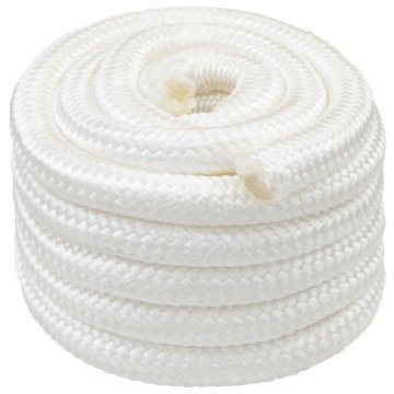 Vidaxl Večnamenska uporabna vrv 50 mm 10 m Bela PP