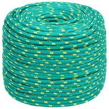 Vidaxl Večnamenska uporabna vrv 6 mm 100 m Zelena PP