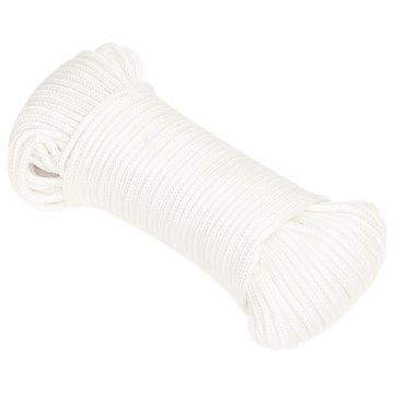 Vidaxl Večnamenska uporabna vrv 4 mm 25 m Bela PP
