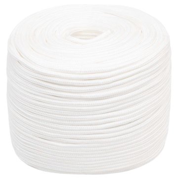 Vidaxl Večnamenska uporabna vrv 8 mm 25 m Bela PP