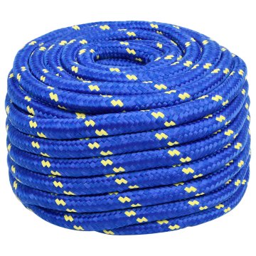 Vidaxl Večnamenska uporabna vrv 20 mm 25 m Modra PP