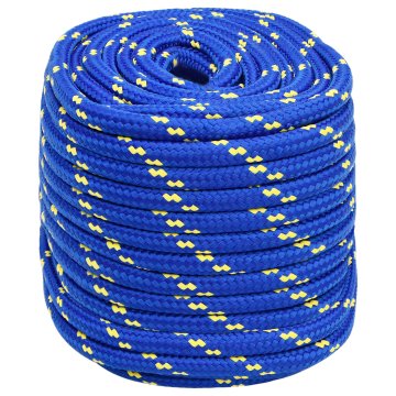 Vidaxl Večnamenska uporabna vrv 18 mm 100 m Modra PP