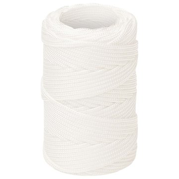 Vidaxl Večnamenska uporabna vrv 2 mm 250 m Bela PP