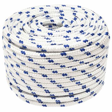 Vidaxl Večnamenska uporabna vrv 14 mm 25 m Bela in modra PP