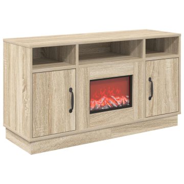 Vidaxl Električni kamin Sonoma 100 x 33 x 55 cm Inženirski les