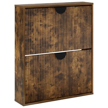 Vidaxl Omara za čevlje VENRAY 70 x 17 x 82 cm Inženirski les