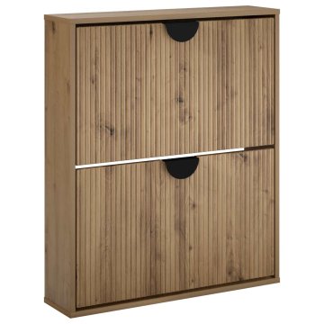 Vidaxl Omara za čevlje VENRAY 70 x 17 x 82 cm Inženirski les