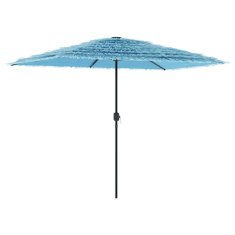 Vidaxl Vrtni senčnik z jeklenim drogom moder 300x200x250 cm