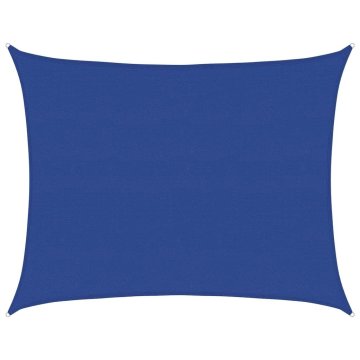 Vidaxl Senčno jadro 160 g/m² pravokotno modro 6x8 m HDPE