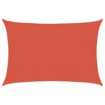 Vidaxl Senčno jadro 160 g/m² terakota 2,5x4 m HDPE