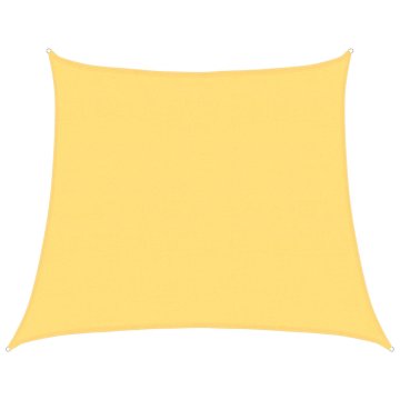 Vidaxl Senčno jadro 160 g/m² bež 4/5x4 m HDPE