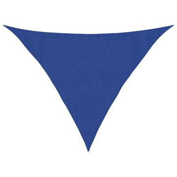 Vidaxl Senčno jadro 160 g/m² modro 3,5x3,5x4,9 m HDPE