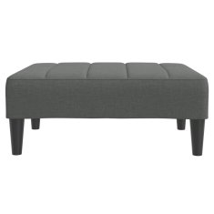 Vidaxl Stolček za noge temno siv 77x55x31 cm blago