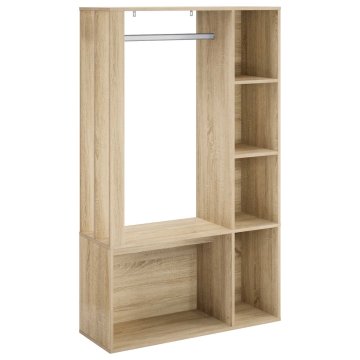 Vidaxl Garderobna omara za hodnik Sonoma hrast 91 x 32 x 150,5 cm