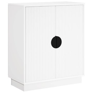 Vidaxl Strani šal VENRAY Bela 66 x 33 x 77,5 cm Inženirski les