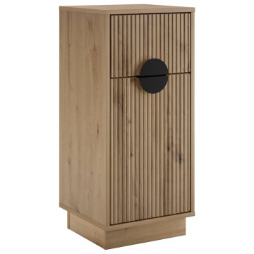Vidaxl Strani šal VENRAY Artisan hrast 35 x 33 x 77,5 cm