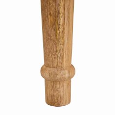 Vidaxl Klubska miza Rjava 110 x 55 x 40 cm Masiven les manga