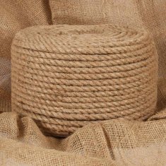 Vidaxl Vrv iz jute 10 kos 20 mm 100 m Naravna 100% Tossa jute