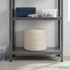 Vidaxl Vrv iz jute 10 kos 20 mm 100 m Bela 100% Tossa jute