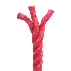 Vidaxl Vrv iz jute 10 mm Rdeča 100% Tossa jute