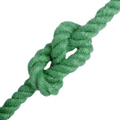 Vidaxl Vrv iz jute 10 mm Zelena 100% Tossa jute