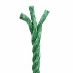 Vidaxl Vrv iz jute 10 mm Zelena 100% Tossa jute
