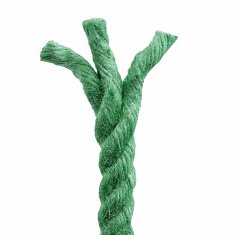 Vidaxl Vrv iz jute 14 mm Zelena 100% Tossa jute