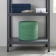 Vidaxl Vrv iz jute 16 mm Zelena 100% Tossa jute