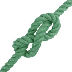 Vidaxl Vrv iz jute 16 mm Zelena 100% Tossa jute