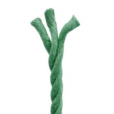 Vidaxl Vrv iz jute 16 mm Zelena 100% Tossa jute