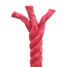 Vidaxl Vrv iz jute 14 mm Rdeča 100% Tossa jute