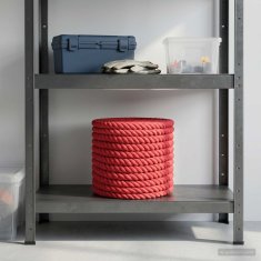Vidaxl Vrv iz jute 16 mm Rdeča 100% Tossa jute