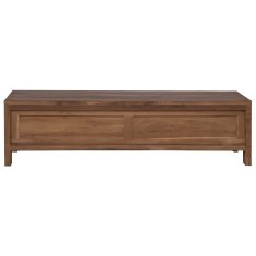 Vidaxl TV omarica 110 x 30 x 30 cm Trden tikov les Naravna