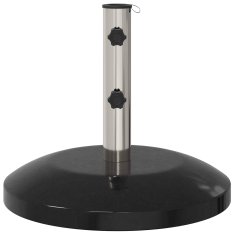 Vidaxl Osnova za platno s premerom 40-50 mm 26,75 kg Črna
