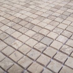 Vidaxl Mozaik ploščice Krem 30 x 30 cm Marmor
